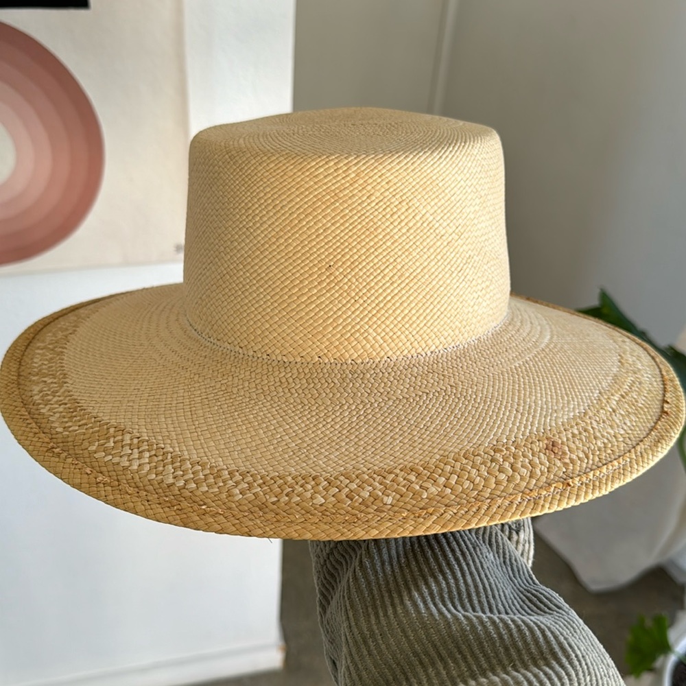 Janessa Leone medium straw hat